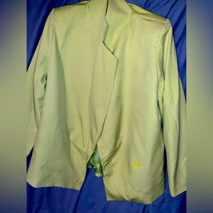 Oversize One Button Blazer